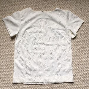 NWOT Kingdom & State Raised Pattern Top